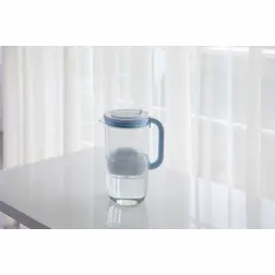 Skleněná filtrační konvice Brita Glass Jug, 2,5 l, světle modrá s 1 vodním filtrem Brita Maxtra Pro Pure Performance