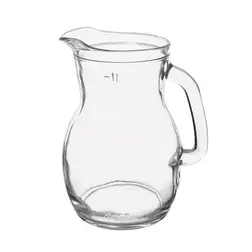 Skleněný džbán Bistro 1 l s cejchem