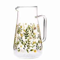Skleněný džbán Luční květy 1450 ml