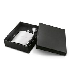 Nerezová placatka s trychtýřem 170 ml