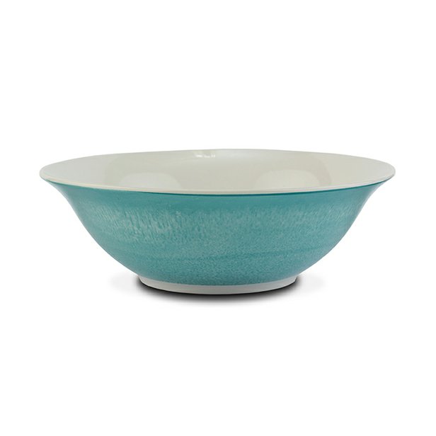 Salátová porcelánová mísa NAVA Alexandra 23 cm tyrkysová