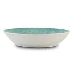 Porcelánový talíř hluboký NAVA Alexandra 20 cm tyrkysový