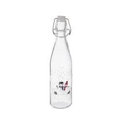 Skleněná láhev s klipem Orion Sněhulák 520 ml
