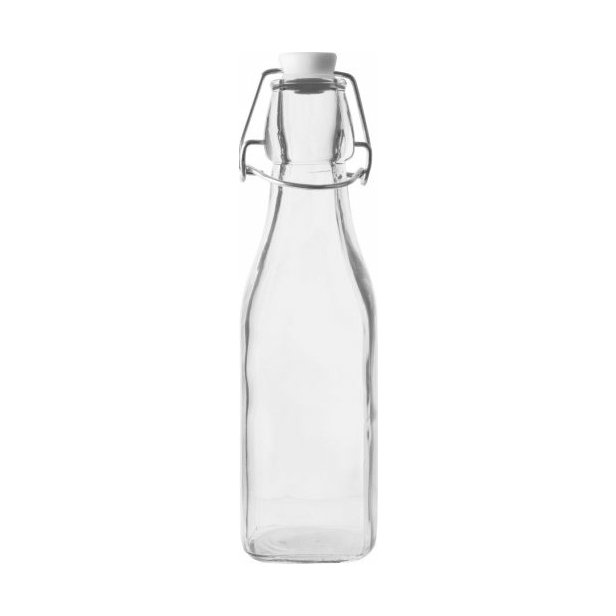 Skleněná láhev s patentním uzávěrem 250 ml