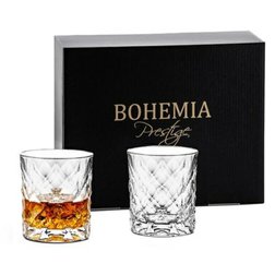 Sklenice Bohemia Prestige Illusion 300 ml 6 ks na whisky