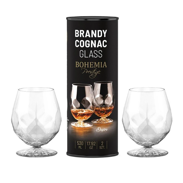 Sklenice na koňak Bohemia Prestige Desire 530 ml 2 ks v tubě