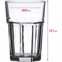 Sklenice LAV Aras 365 ml, 6 ks long drink