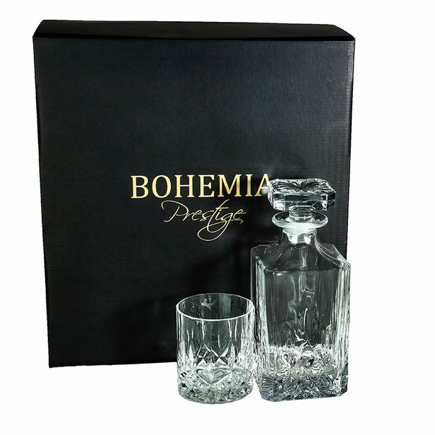 Whisky set karafa 0,75 l Bohemia Prestige Classico + 6 sklenic 300 ml