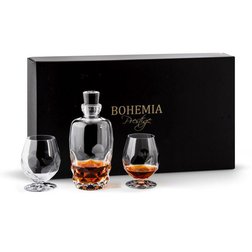 Karafa se 4 sklenicemi Bohemia Prestige Desire 1 l
