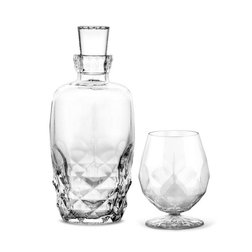 Karafa se 4 sklenicemi Bohemia Prestige Desire 1 l