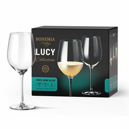 Sklenice na bílé víno Bohemia Prestige Lucy 480 ml 6 ks