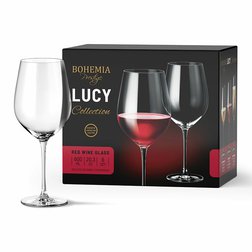 Sklenice na červené víno Bohemia Prestige Lucy 600 ml 6 ks
