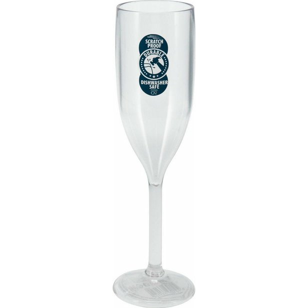Plastová sklenice na sekt 165 ml