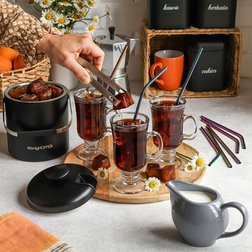 Skleněný hrnek s uchem Tadar 240 ml