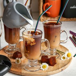 Skleněný hrnek s uchem Tadar 240 ml