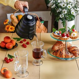 Skleněný hrnek s uchem Tadar 240 ml