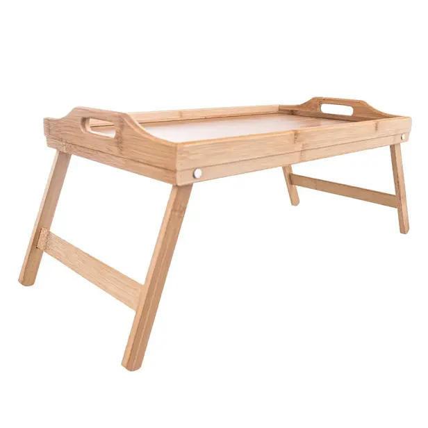 Skládací servírovací tác do postele bambus Orion 50 × 30 cm