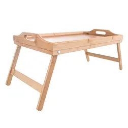 Skládací servírovací tác do postele bambus Orion 50 × 30 cm