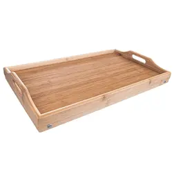 Skládací servírovací tác do postele bambus Orion 50 × 30 cm