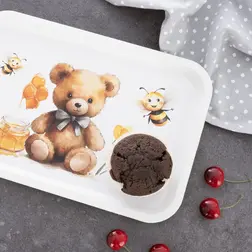 Servírovací tác Orion Toya 30,5x21 cm MEDVÍDEK