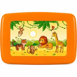 Servírovací plastový tác Džungle 18,6 × 13,7 cm oranžový