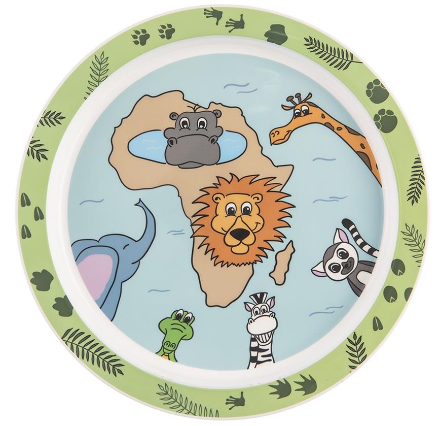 Mělký dětský talíř Safari 21,5 cm