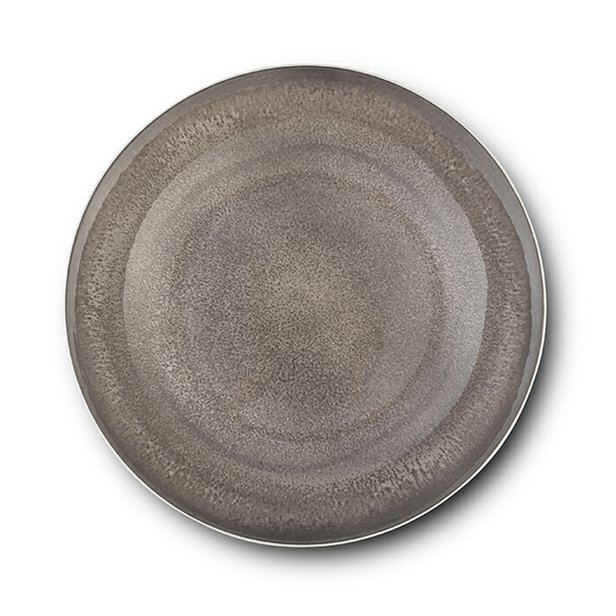 Porcelánový talíř hluboký NAVA Alexandra 20 cm šedý