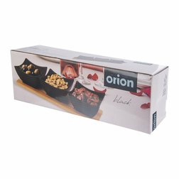 Servírovací misky s tácem Orion BLACK set