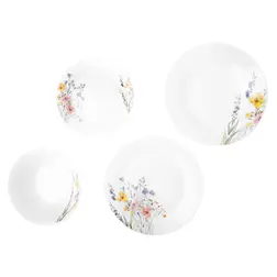 Dezertní porcelánový talíř Tulya 19 cm luční kvítí