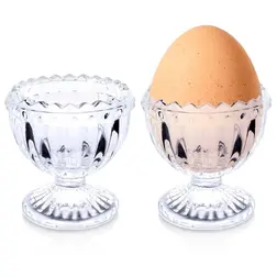 Skleněný kalíšek na vejce 2 ks