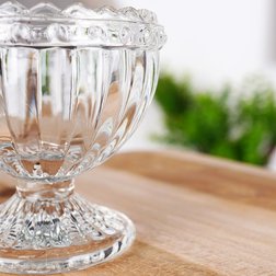 Skleněný kalíšek na vejce 2 ks