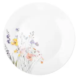 Mělký porcelánový talíř Tulya 23 cm luční kvítí