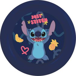 Dětský plastový talíř Stitch 22 cm
