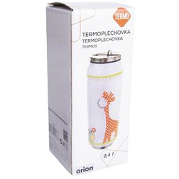 Termohrnek plechovka Orion Žirafa 0,4 l