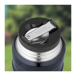 Thermos termoska na jídlo šedá 470 ml se lžičkou