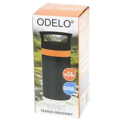 Termoska na jídlo BENET 0,8 l černá matná