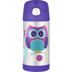 Dětská termoska s brčkem Thermos FUNtainer 355 ml sova