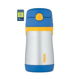 Kojenecká termoska s brčkem Thermos Foogo 290 ml modrá