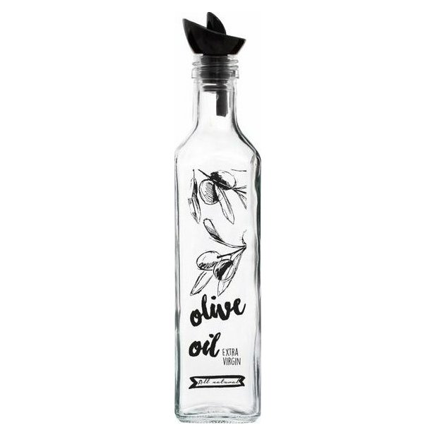 Skleněná láhev na olivový olej OLIVE OIL 500 ml