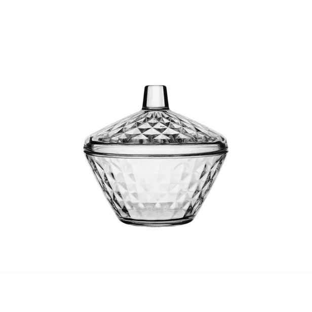 Skleněná cukřenka s víkem Artemis 330 ml