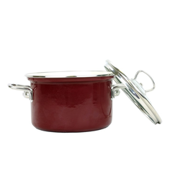 Smaltovaný hrnec s poklicí Belis ECO-CERAMIC 18 cm, 2,6 l