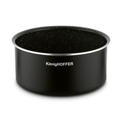 Sada hrnců s odnímatelnou rukojetí Konighoffer Spinel Black 5 ks