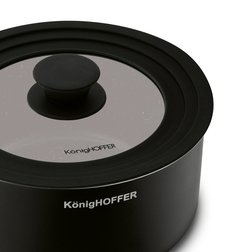 Sada hrnců s odnímatelnou rukojetí Konighoffer Spinel Black 5 ks