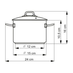 Hrnec Kolimax Professional 15 cm, 1,5 l