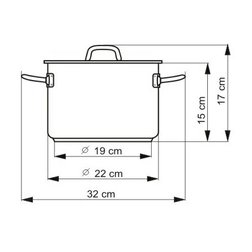 Hrnec Kolimax Precise 22 cm, 5,5 l