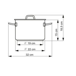 Hrnec Kolimax Ideal s poklicí 22 cm, 5,5 l