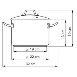 Hrnec Kolimax Professional 22 cm, 4,5 l