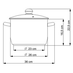 Nerezový hrnec Kolimax Premium 26 cm 8 l