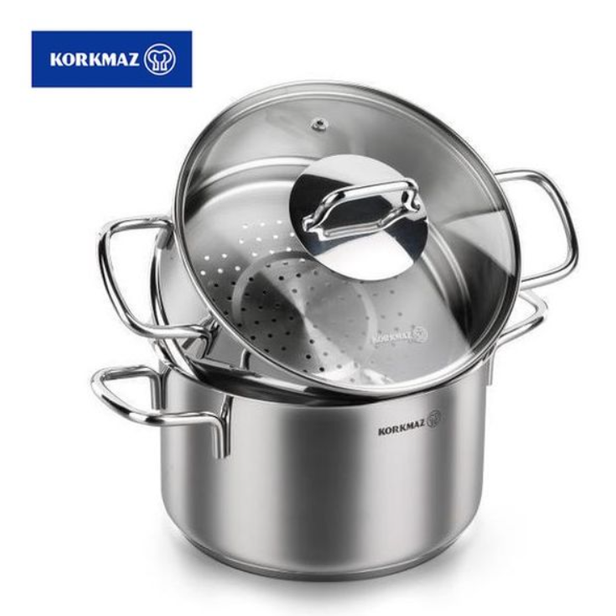 Napařovací hrnec nerezový Korkmaz Perla 24 cm 6,9 l