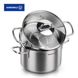 Napařovací hrnec nerezový Korkmaz Perla 24 cm 6,9 l